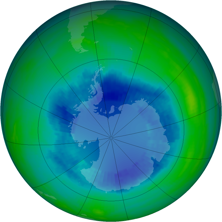 Ozone Map 1987-09-02